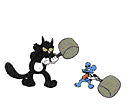 Itchy & Scratchy - violence acts